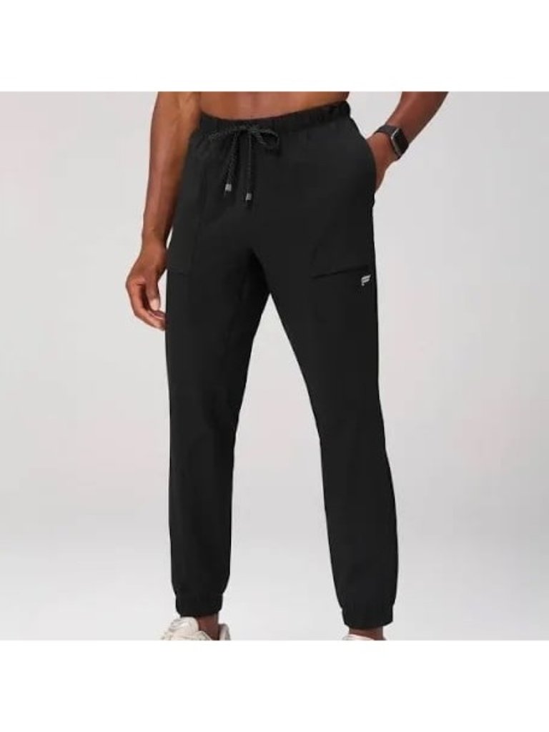 Fabletics The One Jogger Pants Black Athletic Workout Drawstring Men’s Large